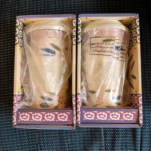 Temptations Old World Travel Mugs, NWT